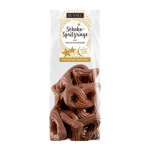 Schoko-Spritzringe Vollmilchschokolade 100g
