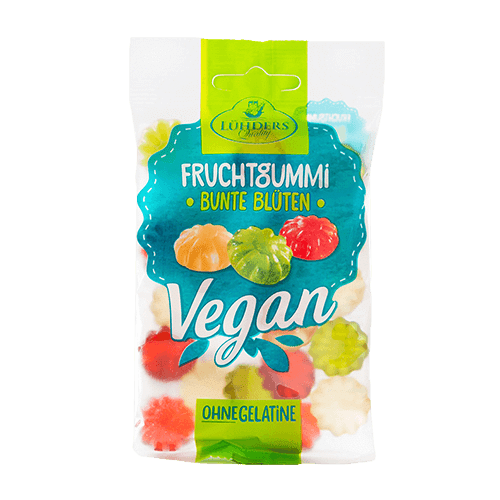 veganes Fruchtgummi Bunte Blüten 80g