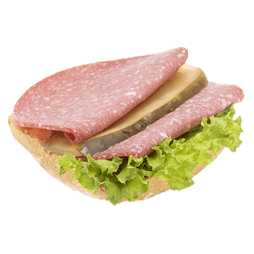 Halbes Salami
