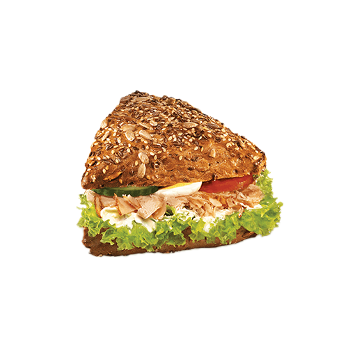 Korneck mit Frischkäse und Pute
