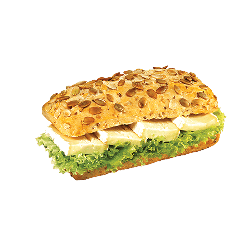Kürbiskernbrot mit Brie