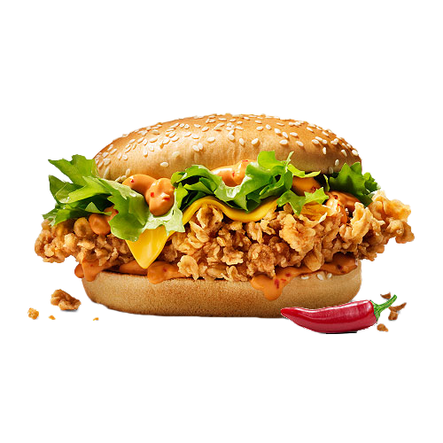 Fire Zinger Burger