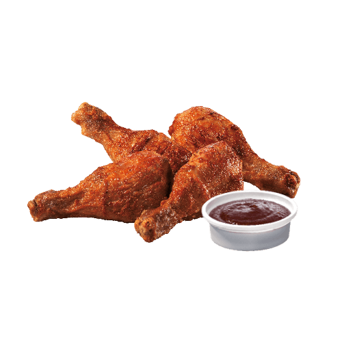 4 Drumsticks mit Dip