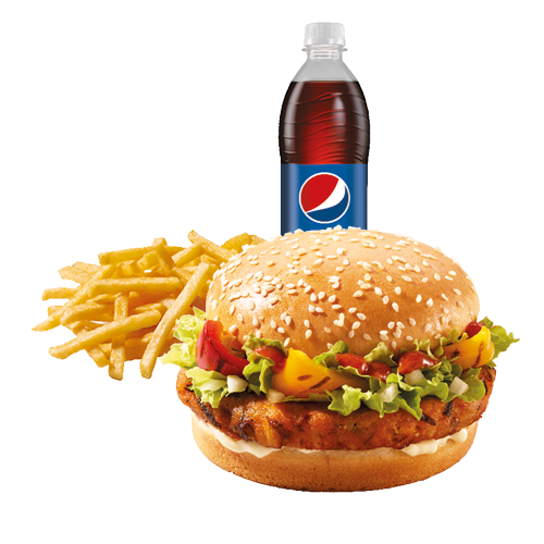 Veggie-Burger-Menü
