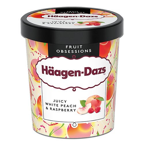 Juicy White Peach & Raspberry 460 ml
