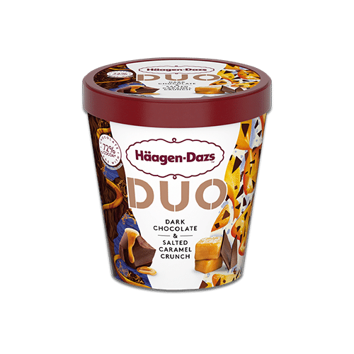 DUO Dark Chocolate & Salted Caramel Crunch 420ml