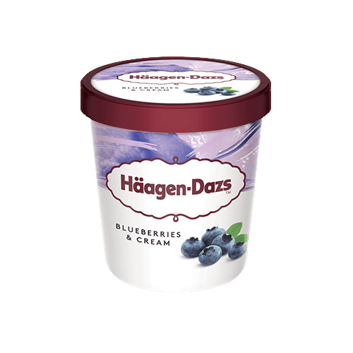 Häagen Dazs Blueberries & Cream 460ml