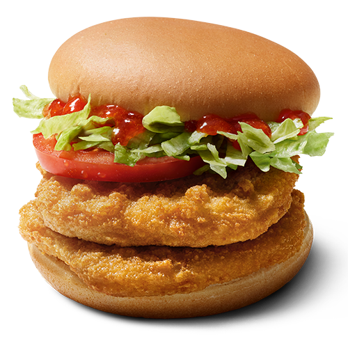 Doppel-Chickenburger Sweet Chili