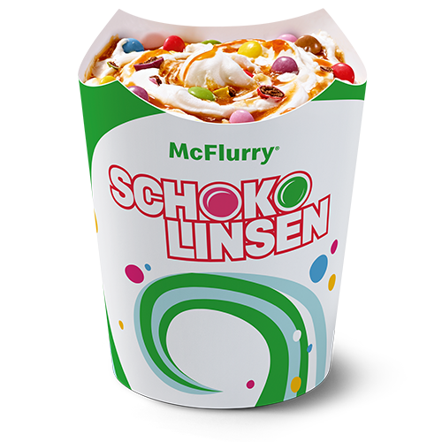 McFlurry® Original Schokolinsen + Karamellsauce