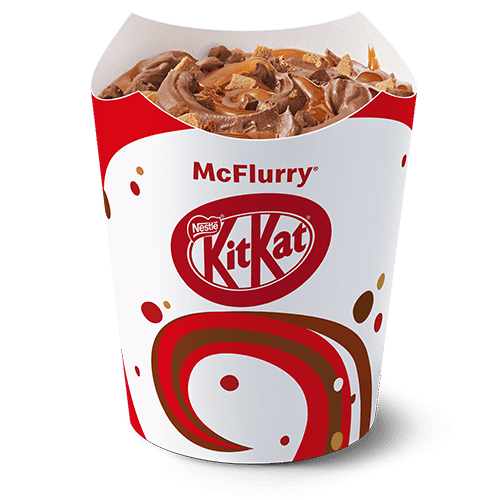 McFlurry® Schoko Kit Kat Karamell-Sauce