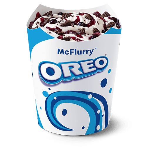 McFlurry® Frozen Yogurt Oreo Blueberry-Sauce