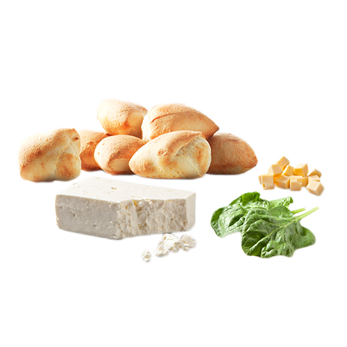 Mittagsangebot Pizzabrötchen Hirtenkäse+ (8 Stück, pikant)