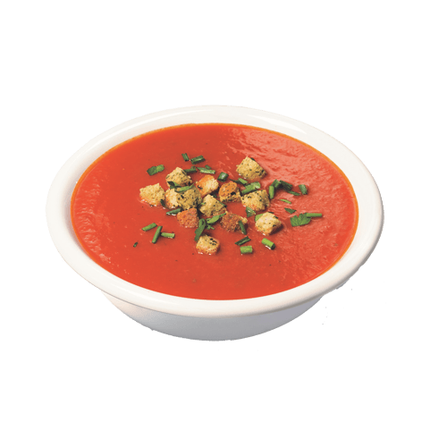 Mittagsangebot Tomarta-Suppe