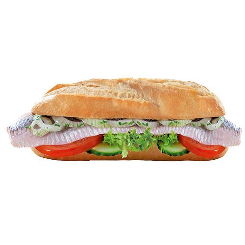Matjes-Baguette