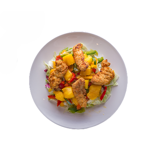 Crispy Chicken Mango Salad