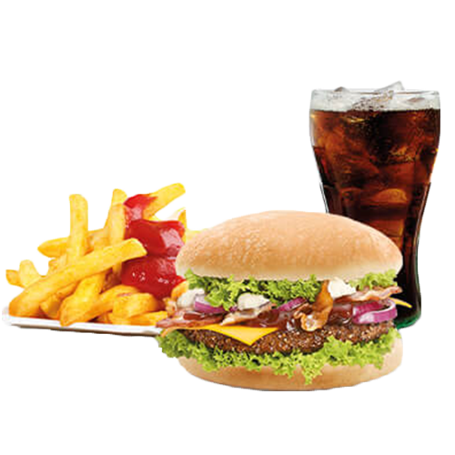 BBQ Cheese Burger Menü