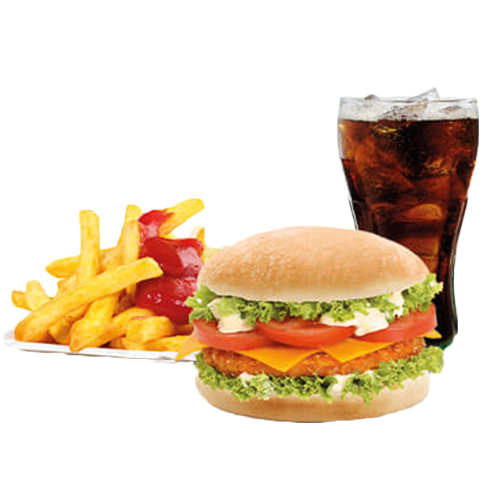 Crunchy Chicken Cheese Menü