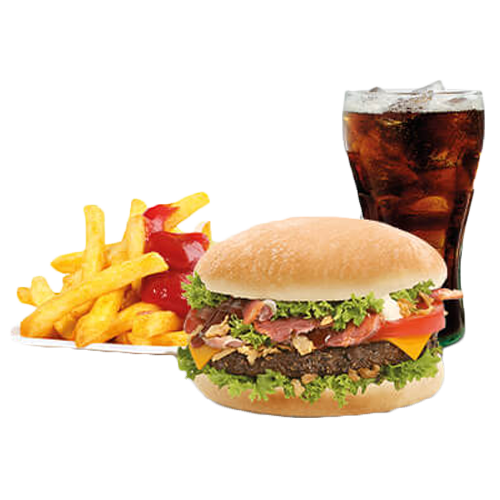 Steakhouse Burger Cheese Menü