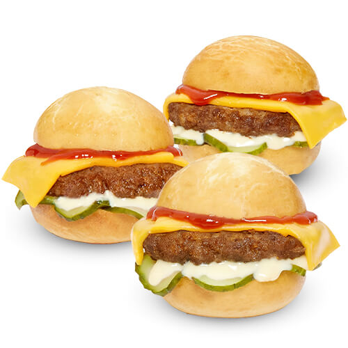 Triple Sliders (3 Stück)