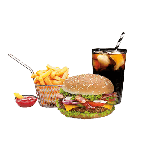 Bacon Max-Burger Cheese Menü