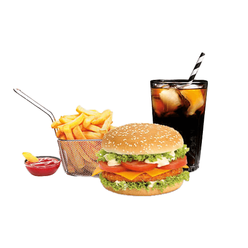 Crunchy Chicken Cheese Menü