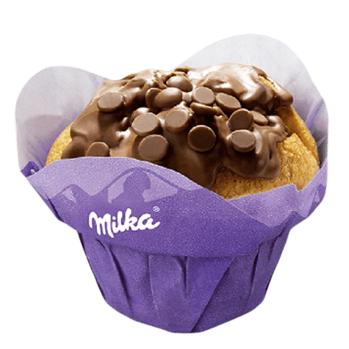 Muffin mit Milka®-Schokolade