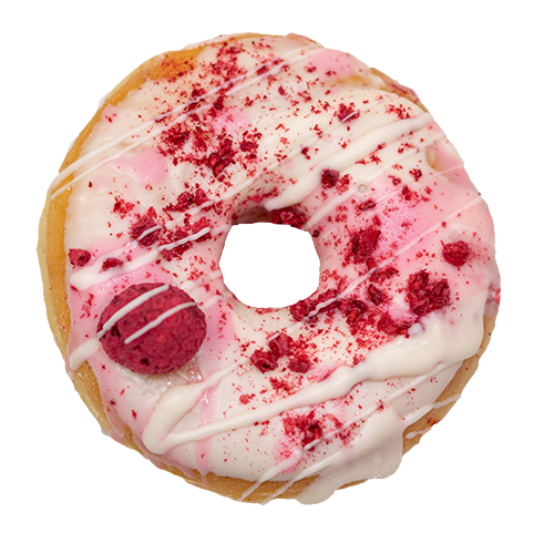 Vanilla and Berry Donut