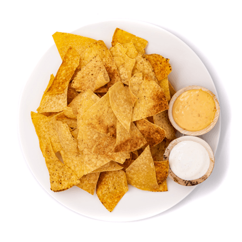 Mexican Tortilla Chips & Dips (für 2 Personen, vegan)