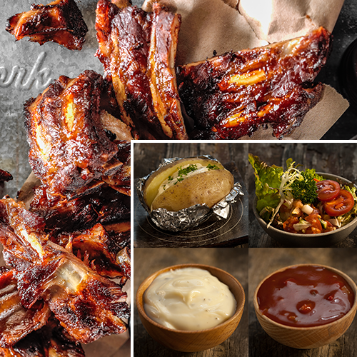 Classic Ribs-Menü