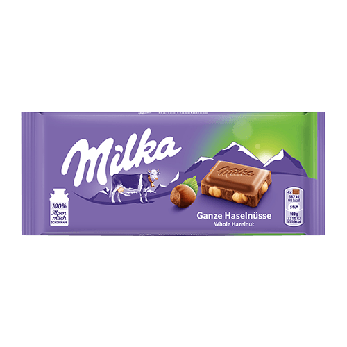 Milka Ganze Haselnüsse (100g)