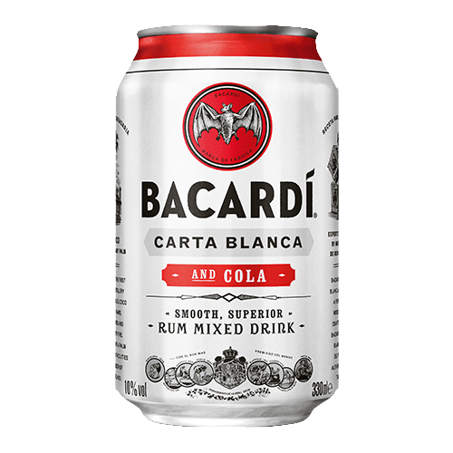 Bacardi und Cola 0,33l