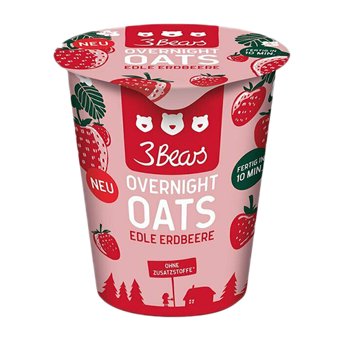 Overnight Oats - Edle Erdbeere