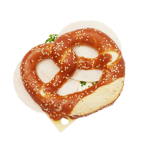 Brezel Snack Hähnchen-Käse