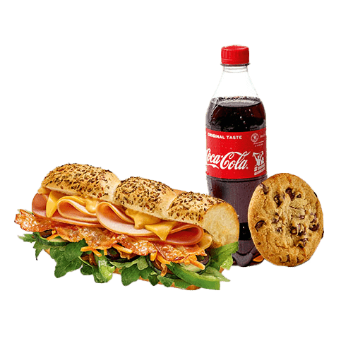 Sparmenü Turkey, Ham & Bacon Melt Sub