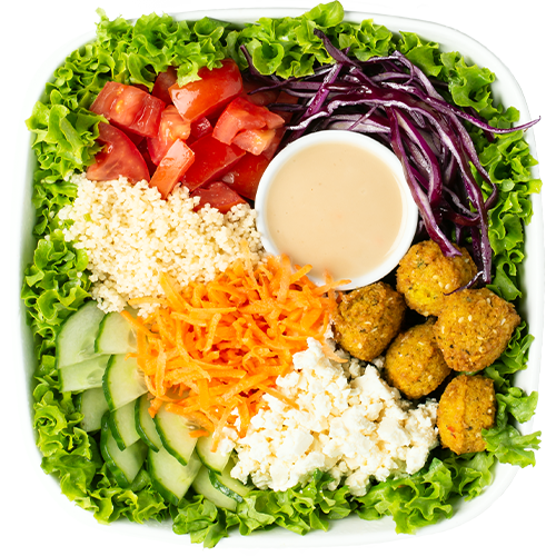 Salat Falafel Salad (vegetarisch)