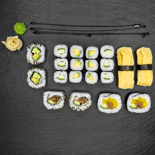 Vegetarische Box Groß (20 Stück)