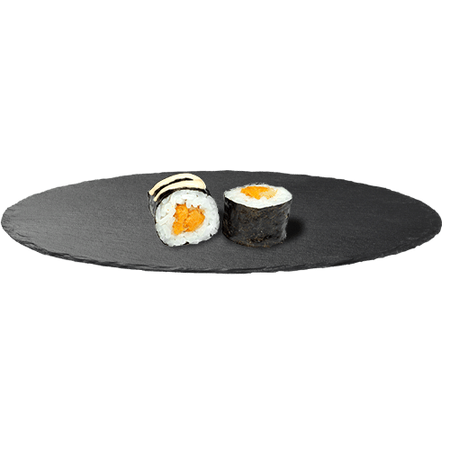 Tempura Süßkartoffel Hoso Maki (vegetarisch)