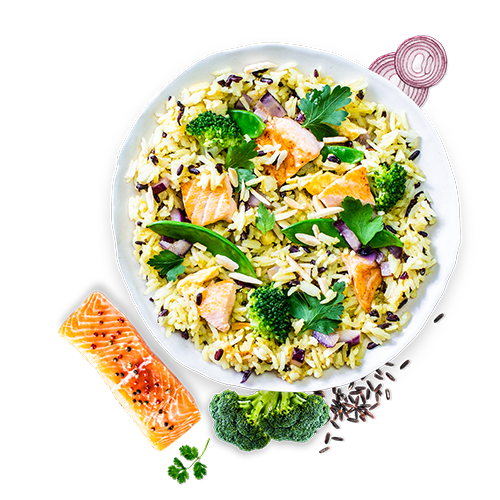 Fried Salmon Rice