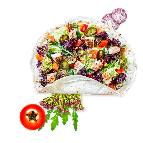 Spicy Chicken Wrap