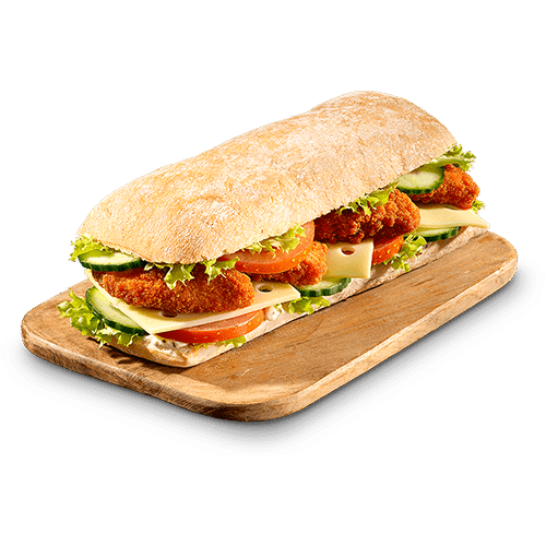 Ciabatta Chicken Strips (scharf)