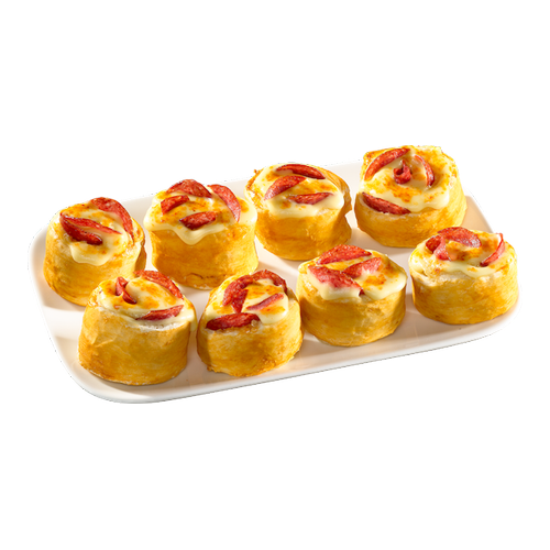 Pizzabrötchen Sucuk