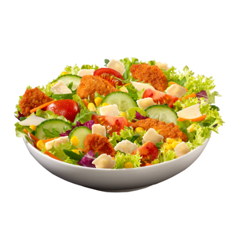 Salat Hot Chicken (scharf)