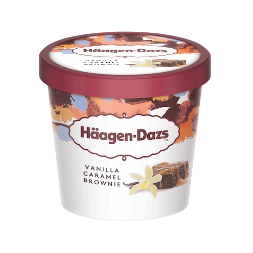 Häagen Vanilla Caramel Brownie 95ml