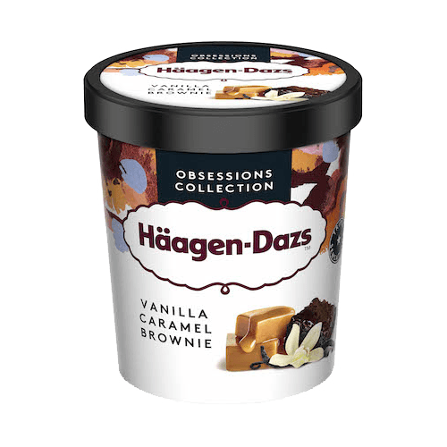 Häagen Vanilla Caramel Brownie 460ml