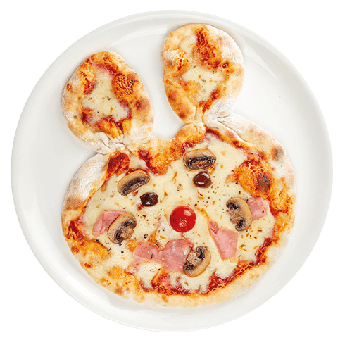Kids Pizza Prosciutto e Funghi