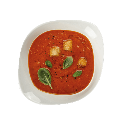 Große Tomatensuppe