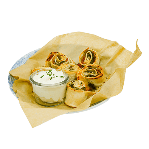Flammkuchen-Schnecken