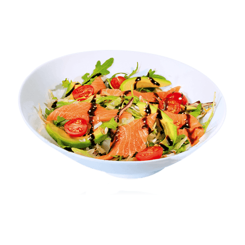 Sake-Sashimi Salat