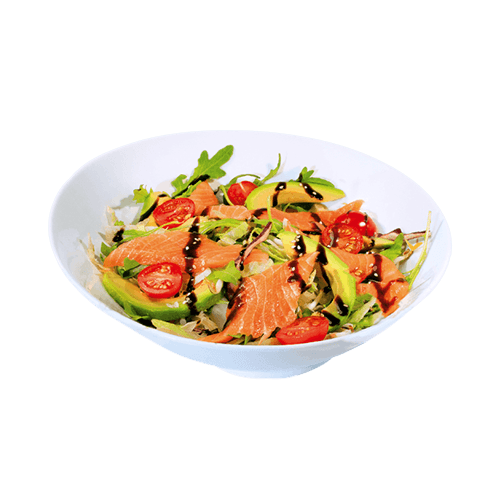 Sake-Sashimi Salat