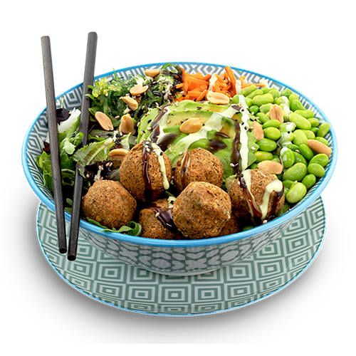 Falafel Poke Bowl